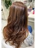 髪質改善☆コテ巻き風パーマ+カット+Aujuaトリートメント