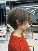 似合わせカット/ショートボブ/小顔ヘア/メルティカラー/くせ毛