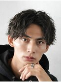 渋谷メンズパーマ緩めシャドウパーマニュアンスパーマ社会人