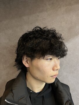 ベルーフ(BERUF) 大人な雰囲気を出すマッシュウルフ×シャドウパーマ！！