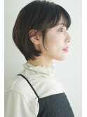 顔周りレイヤーカット＆ナチュラルショート大人可愛い20代30代