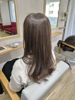 ワンアンドオンリー(One And Only)&nbsp;艶髪ナチュラルストレートロングヘア髪質改善オリーブグレージュ