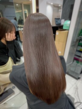 ラピス 渋谷本店(Lapis) モカブラウン/レイヤーカット/髪質改善/エクステ/バイカルテ