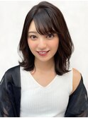 【F】ゆるふわひし形レイヤーカット20代30代40代50代◎
