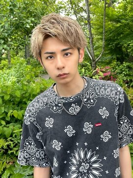 アイドットプラス 札幌大通り(i.+ODORI) メンズショートニュアンスパーマスパイキー