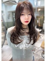 ロンド ロビン 栄(Lond robin) 【Lond robin】木屋元一 前髪/顔まわり/韓国/レイヤー/透明感