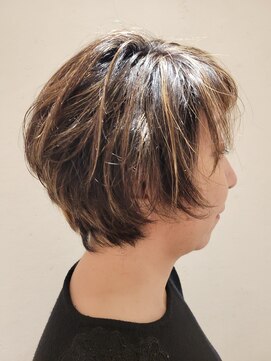 松本平太郎美容室 国立店 40代50代60代×グラデーションボブ×イノアカラー×ハイライト