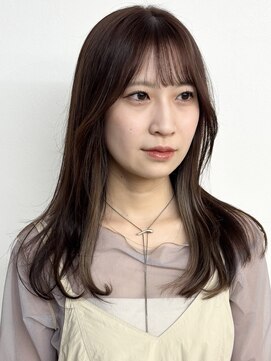 モリオフロムロンドン 松戸店(Morio from London) 【モリオ松戸　石山】顔周りレイヤーセミロングインナーカラー