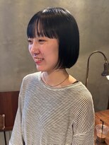 ヘアーミュゼ 井田店(Hair Musee)&nbsp;似合わせボブ　× フェイクブラック