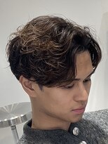 フィフスパーク(fifth PARK)&nbsp;渋谷ラルフカールセンターパートメンズカットフェード刈り上げ