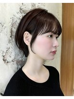 アフロート ルヴア(AFLOAT RUVUA) 「岩田莉奈」40代50代に人気の似合わせ丸みショートボブ 新宿