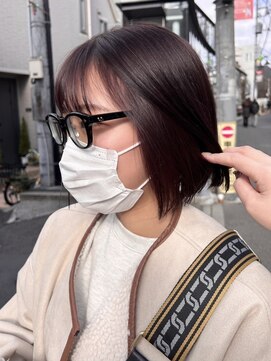 ザザ ZA/ZA 目白 赤髪ボブ