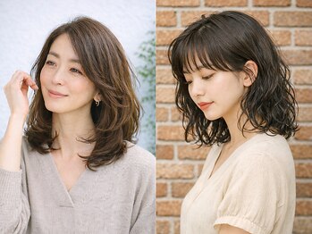 ヴィータ ヘア デザイン(Vita Hair Design)の写真/忙しいあなたに♪時短ゆるふわパーマで大人女性の魅力を引き出す！簡単セットでボリューム悩み解消◎