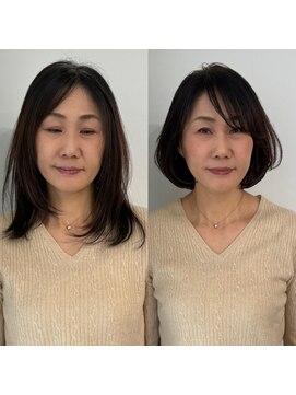 メロウ(me'lou) 《me’lou》大人×ボブ20代30代40代50代