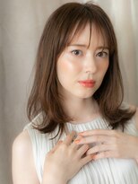 カバーヘア ブリス 志木南口駅前店(COVER HAIR bliss) くびれミディアム大人美人セミロングレイヤー319Z志木30代40代