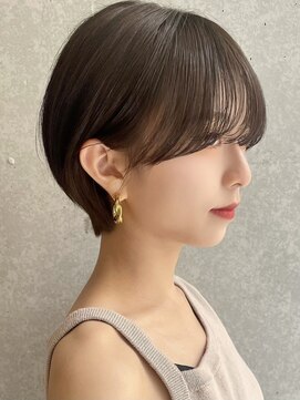 アッシュ 新杉田店(Ash) 新杉田レイヤーカット韓国ダブルカラー顔周り前髪カットボブ