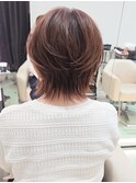 イメチェンウルフショートレイヤーカット30代40代50代田嶋20