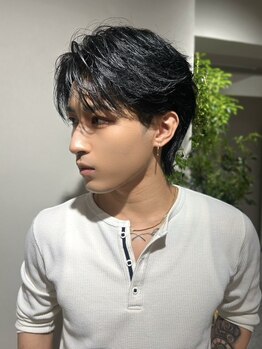 エイム(A-im)の写真/メンズカット×似合わせパーマで大人の魅力を引き出す◎