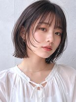 アディ 中野南口店(Addi)&nbsp;暗髪ワンカールのツヤ感ボブ