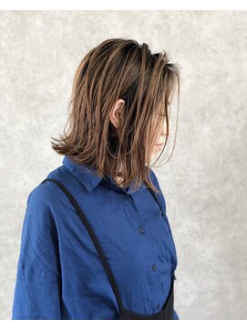 トワエモア バイ ブレス(toi et moi . by BLESS) 【 balayage 】semi long
