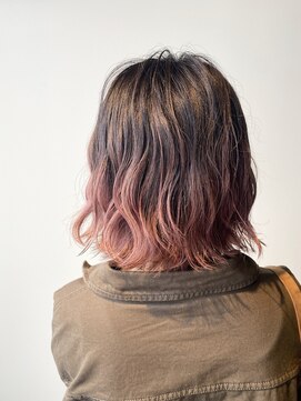 エイミー(Aimee) Aimee 町田 グラデーション × ペールピンク