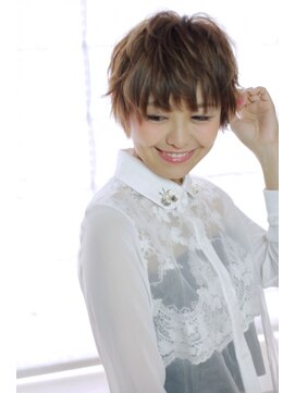 美容室 リーフ 竜南店(LeaF) マニッシュショート☆ほどよい抜け感で女度UPショート！