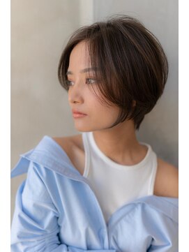 ブエナビスタ(BUENA VISTA) 30代40代大人可愛い前下がりショートボブ/前髪/イルミナカラー