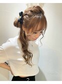 結婚式のお呼ばれにも♪編み込みサイドアレンジ《20代》