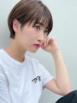 ドロップ(drop) ペールベージュ大人マッシュショート〈表参道/青山/drop〉