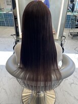 ロンドルーチェ 心斎橋(Lond luce)&nbsp;ダークアッシュ/ミディアムレイヤーカット［髪質改善/縮毛矯正］