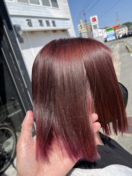 アローズ 荒尾店(arose) カシスブラウン！グラデーション、ハイライト30代