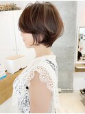 美シルエットの大人ショート