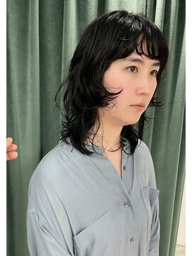 ヘン(hen) 【南船場/hen】マッシュウルフ　ウルフパーマ