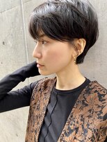 ハルキ ミナト ジャパン オオサカ(HARUKI MINATO japan OSAKA)&nbsp;40代50代小顔似合わせカットくびレイヤーエモージュ大人可愛い