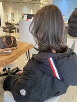 アヴァンス なかもず店(AVANCE.)&nbsp;ハイライト×ミディ×ロブ×グレージュ