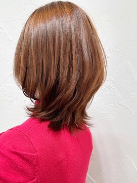 ミッシェル アフロート(michelle afloat) 20代30代40代50代小顔効果UP立体カーブカットのCカーブレイヤー