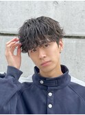 波巻きパーマ