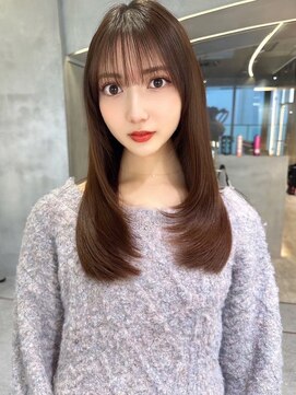 ロンドローズ 名古屋(Lond damaskRose) ダブルカラー ブリーチ 名駅 韓国 ボブ 髪質改善 縮毛矯正80＊