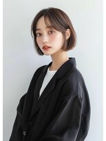 小顔ショート#渋谷#ショート#ボブルフ#髪質改善#レイヤーカット
