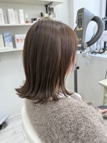 アルターシェリー(aL-ter che'rie)&nbsp;アッシュブラウン/黒髪/ボブルフ/ネビージュ/小顔/ワンレン新籾