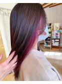 チラッと♪インナーカラー☆