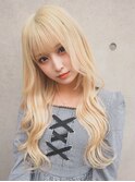 #プルエクステ#ハイトーン#ロングヘア
