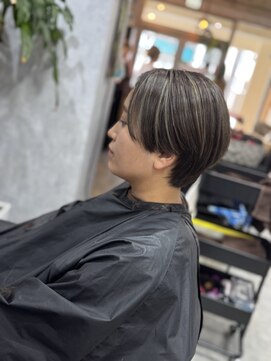シールドヘアー 沖縄 新都心(C'LD Hair) ハンサムショート＊ハイライト