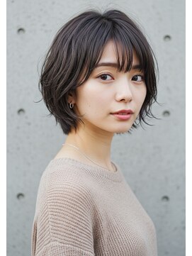 フルショウ 苦楽園店(FURUSHO) チャコールグレー/バタフライカット/オリーブグレー/小顔カット