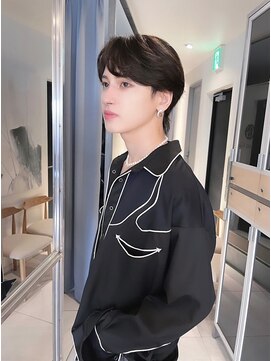 ヘアサロン ガリカ 表参道(hair salon Gallica) 【田中杏実】ダウンパーマ×韓国風メンズマッシュウルフヘア