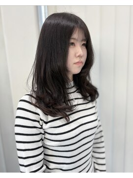 韓国風ロングレイヤー