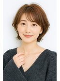 ショートカット・レイヤーカット×白髪ぼかし
