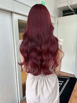 ジュイル シブヤ(JEWIL SHIBUYA) ほんのりピンクもある赤髪♪