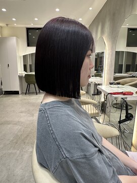 ロンドネートゥル 新潟(Lond naitre) 似合わせカット/ボブ/ダークグレージュ