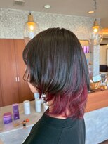 ノット 成田公津の杜(Knot) ダークアッシュ/ミディアムレイヤーカット/成田公津の杜駅